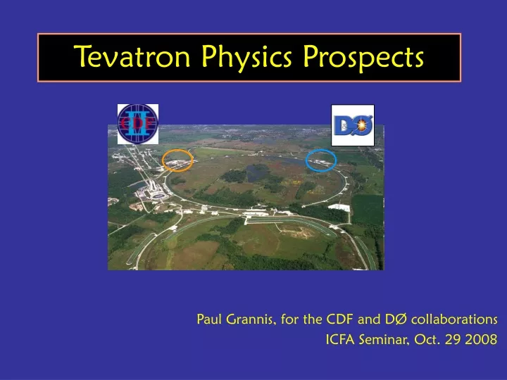 tevatron physics prospects