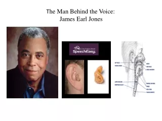 T he Man Behind the Voice: 	James Earl Jones