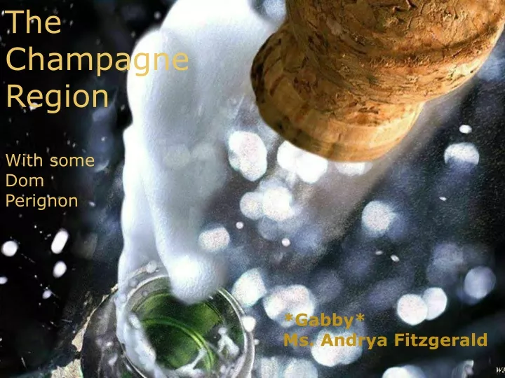 the champagne region