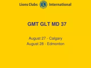 GMT GLT MD 37