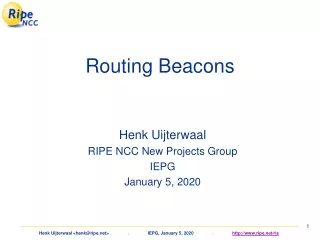 Routing Beacons