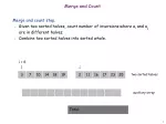 Merge and Count - slide 1