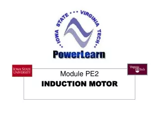 Module PE2 INDUCTION MOTOR