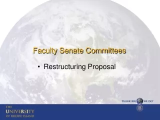 Faculty Senate Committees