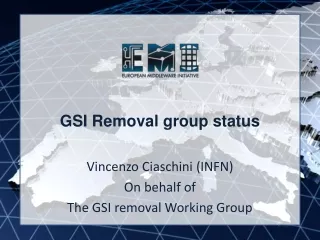 GSI Removal group status