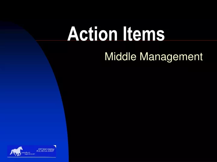 action items