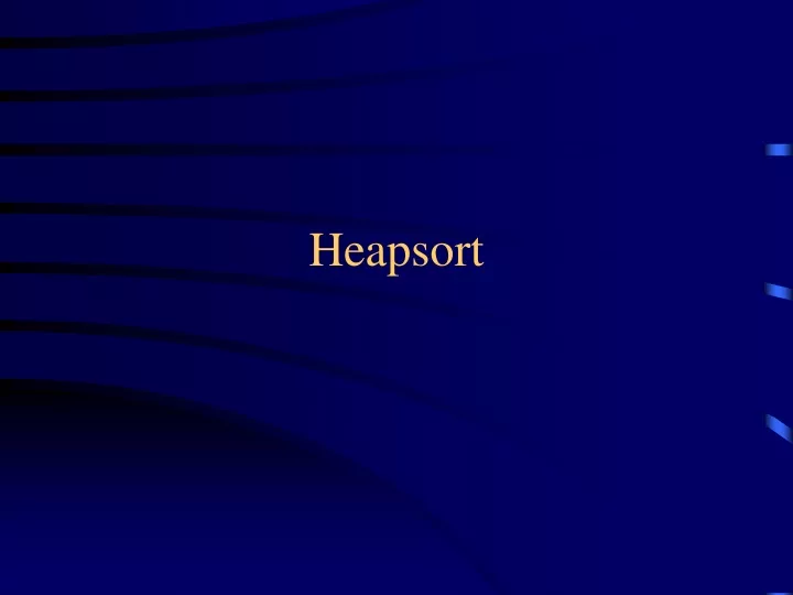 heapsort