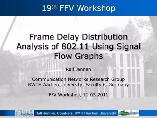 Frame Delay Distribution Analysis of 802.11 Using Signal Flow Graphs