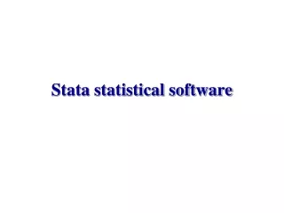Stata  statistical software