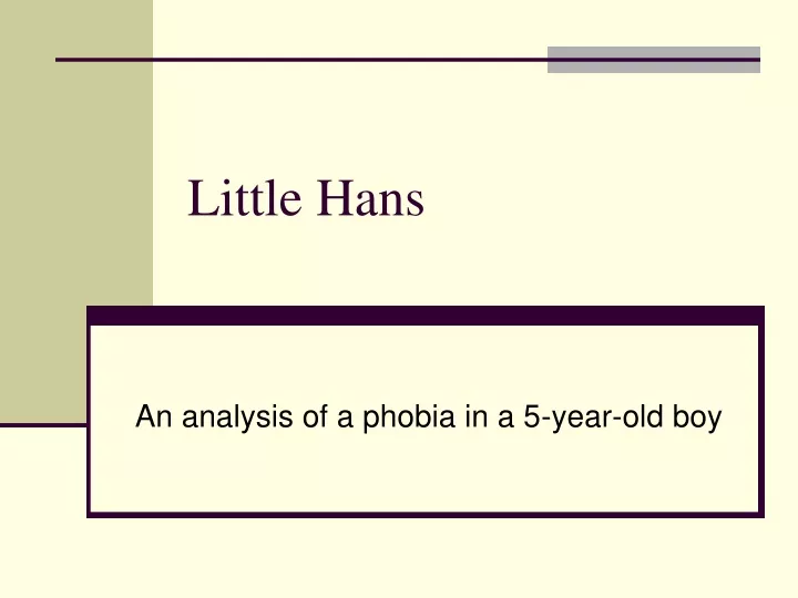 little hans