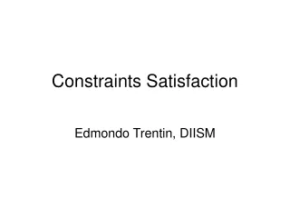 Constraints Satisfaction