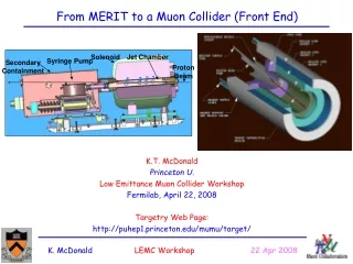 From MERIT to a Muon Collider (Front End)