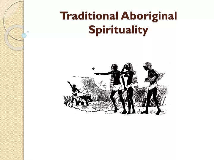 traditional aboriginal spirituality