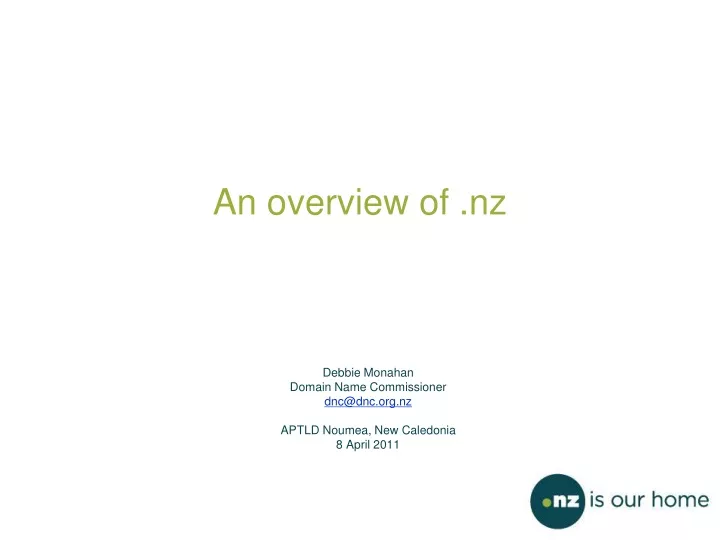 an overview of nz