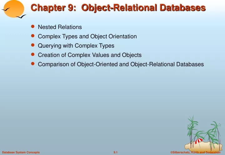 chapter 9 object relational databases