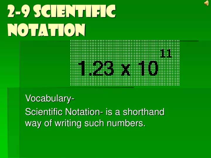 2 9 scientific notation