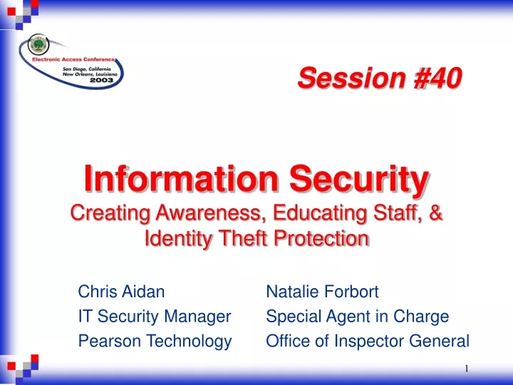 information security creating awareness educating staff identity theft protection
