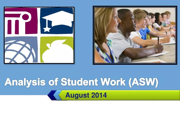 analysis of student work asw