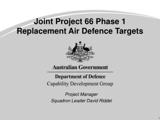 Joint Project 66 Phase 1 Replacement Air Defence Targets