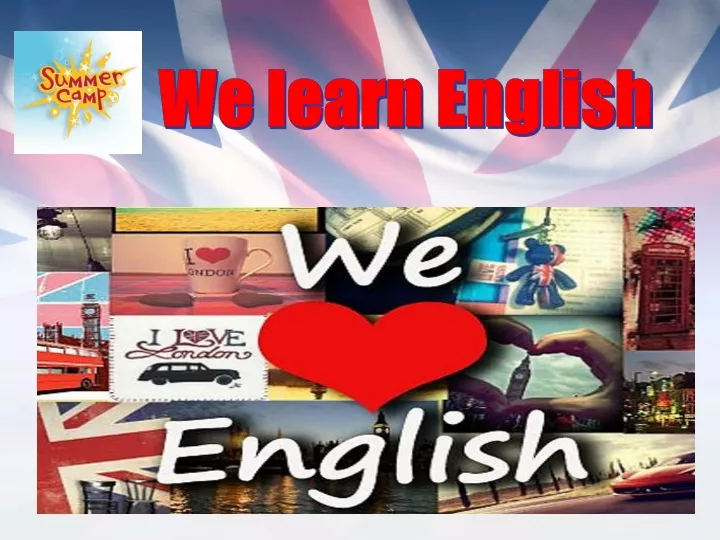 we learn english