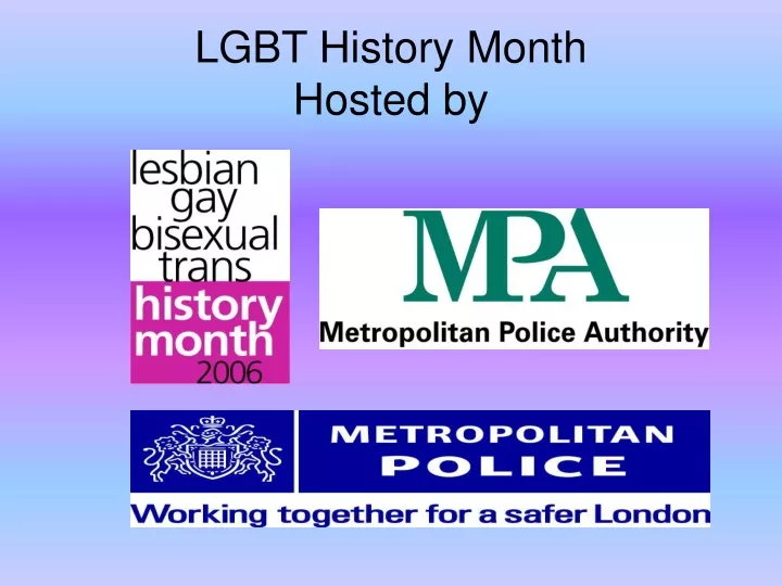 lgbt history month hosted by