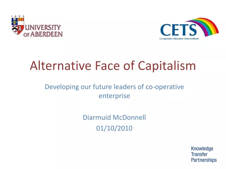 alternative face of capitalism
