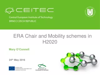 ERA  Chair  and Mobility schemes in H2020