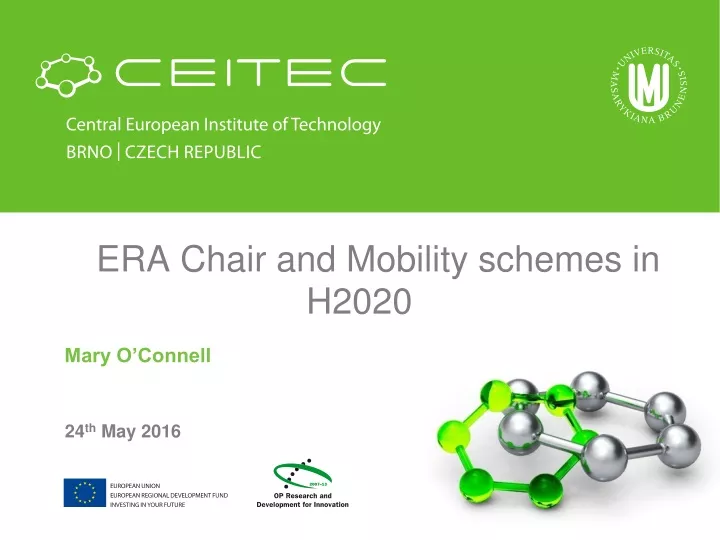 era chair and mobility schemes in h2020