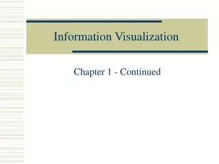 Information Visualization