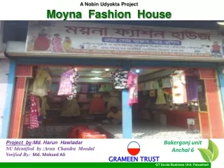 A Nobin  Udyokta  Project Moyna   Fashion  House