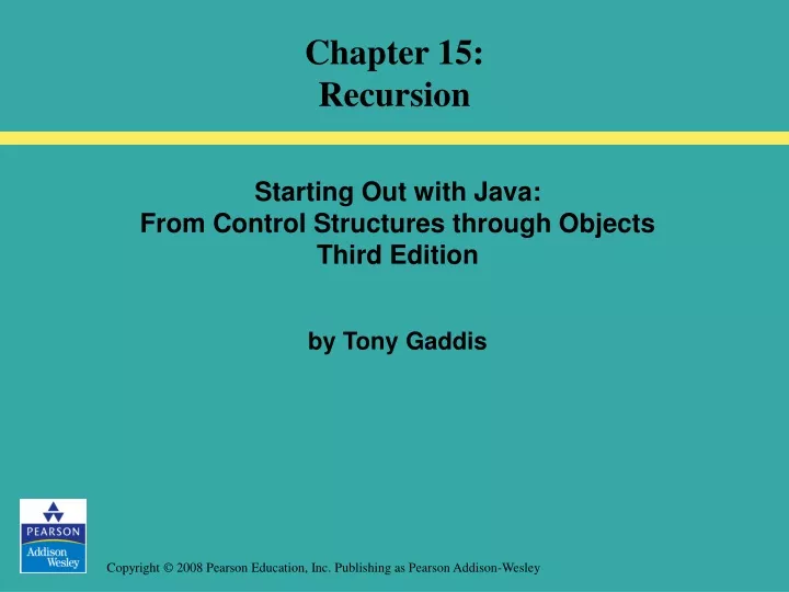 starting out with java from control structures through objects third edition by tony gaddis