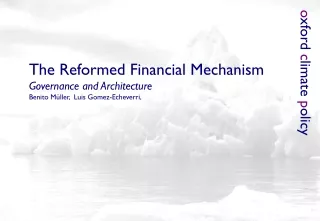 The Reformed Financial Mechanism Governance and Architecture