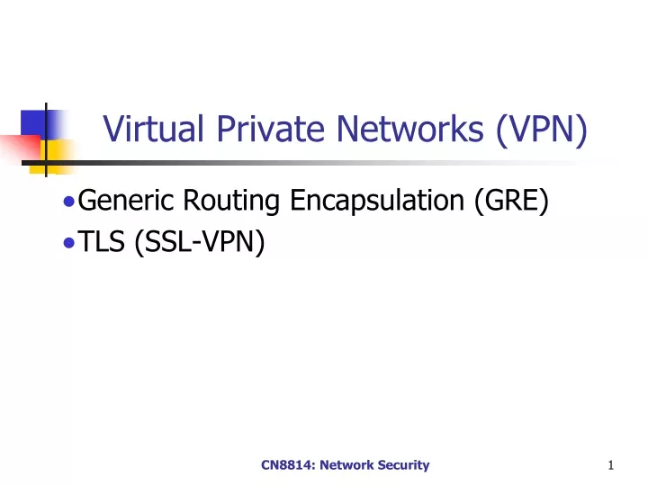 virtual private networks vpn