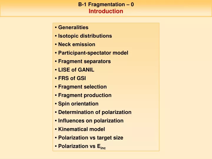 b 1 fragmentation 0 introduction
