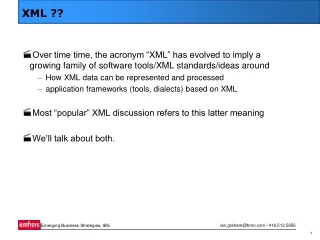XML ??