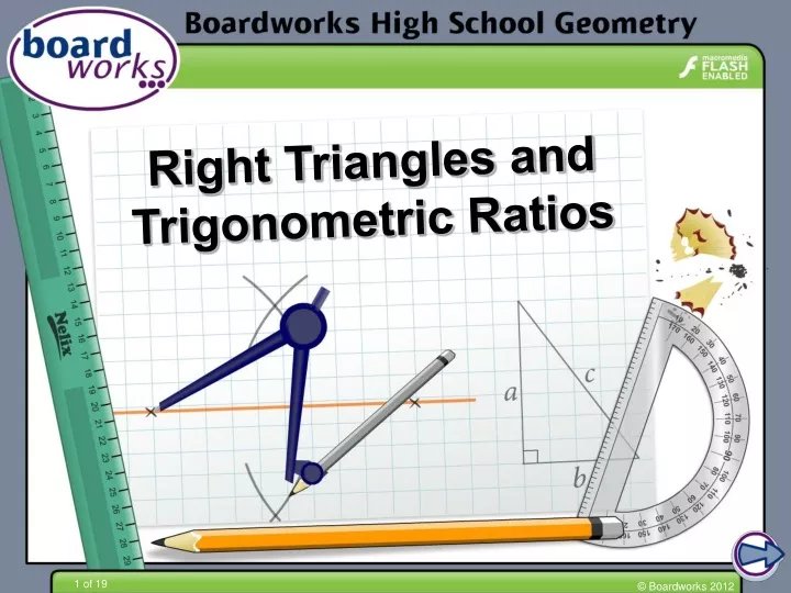 right triangles and trigonometric ratios