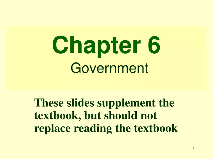 chapter 6 government