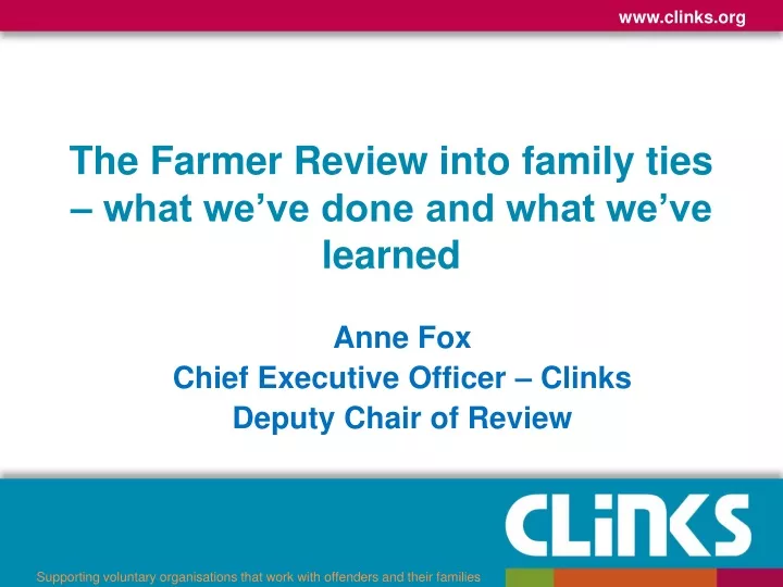 the farmer review into family ties what we ve done and what we ve learned