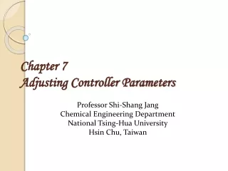 Chapter 7  Adjusting Controller Parameters