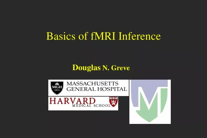 basics of fmri inference