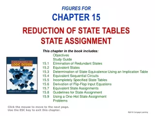 FIGURES FOR CHAPTER 15 REDUCTION OF STATE TABLES STATE ASSIGNMENT