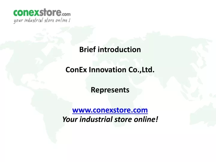 brief introduction conex innovation