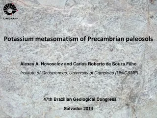 4 7 th Brazilian Geological Congress