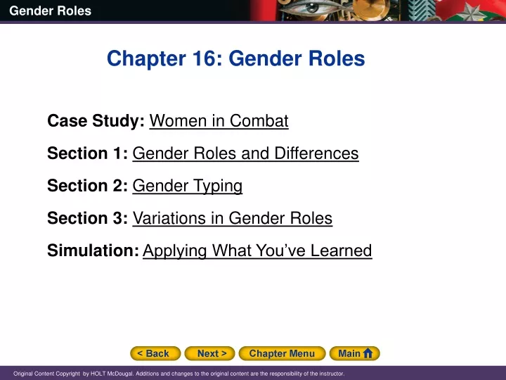 chapter 16 gender roles case study women