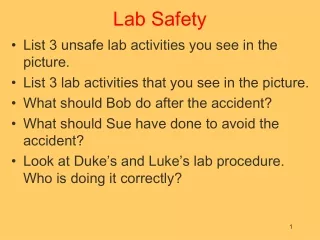 Lab Safety