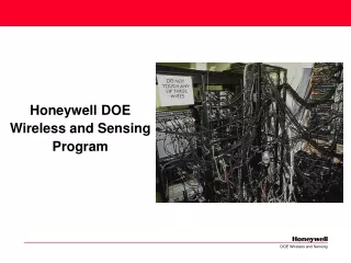 Honeywell DOE Wireless and Sensing Program