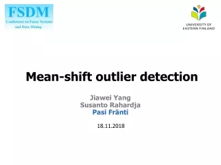 Mean-shift outlier detection