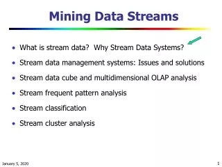 Mining Data Streams