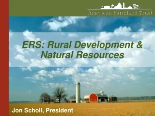 ERS: Rural Development &amp; Natural Resources