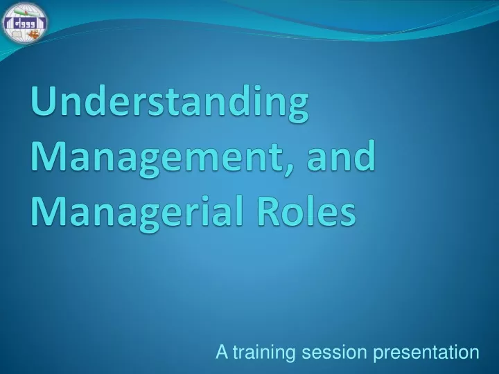 understanding management and managerial roles